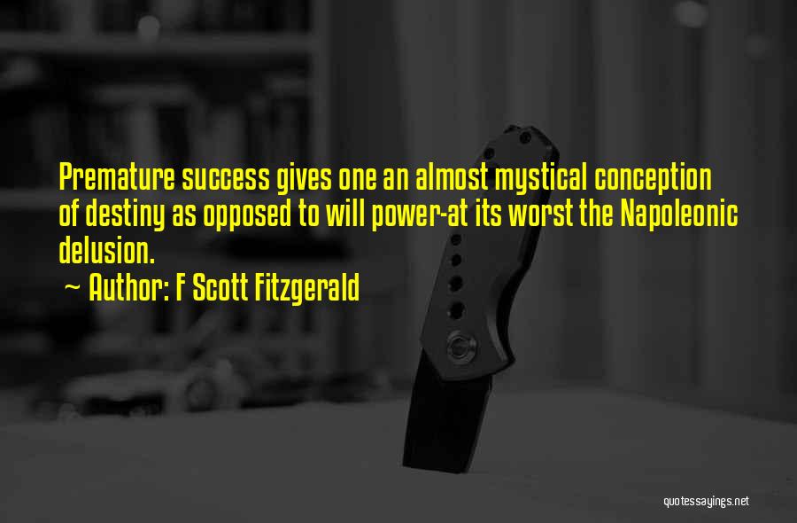 Conception Quotes By F Scott Fitzgerald