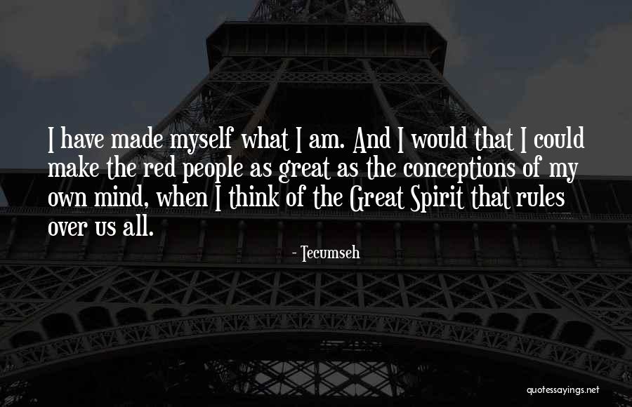 Conceptions Quotes By Tecumseh Conceptions Quotes By Tecumseh