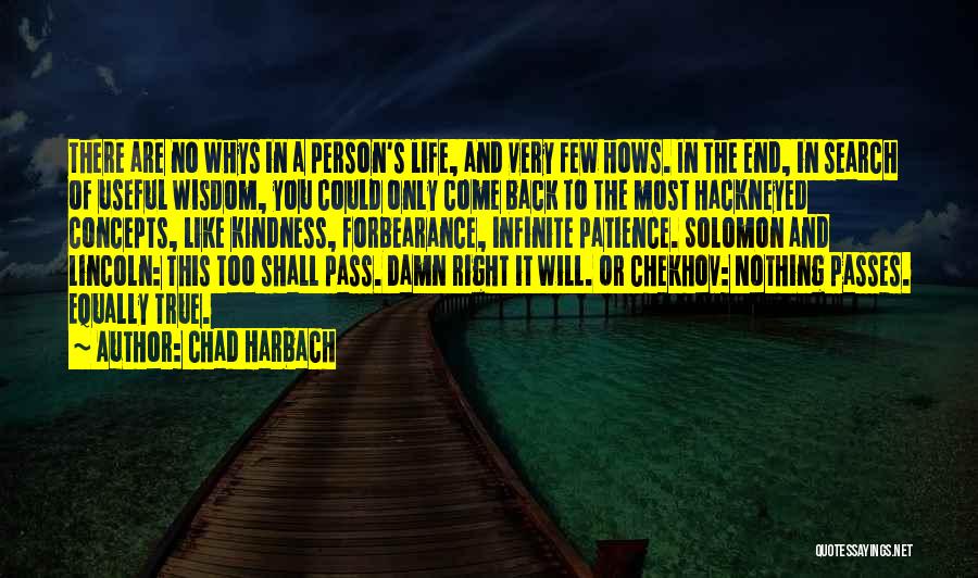 Concepts Of Life Quotes By Chad Harbach