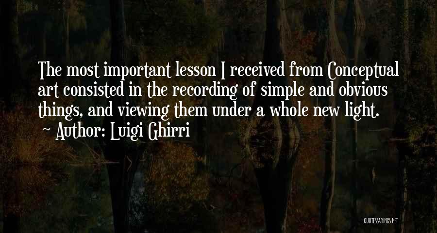 Conceptual Art Quotes By Luigi Ghirri