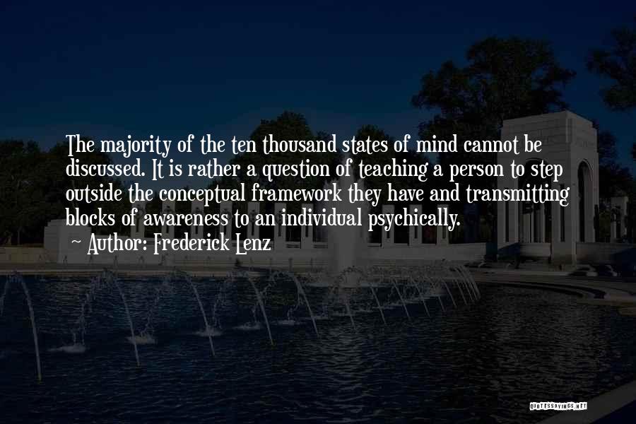 Conceptual Framework Quotes By Frederick Lenz