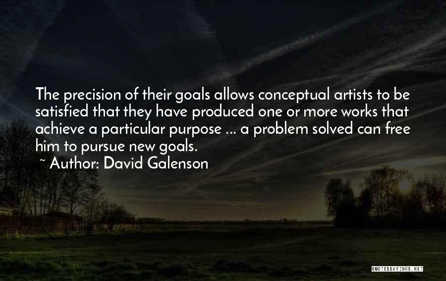 Conceptual Quotes By David Galenson