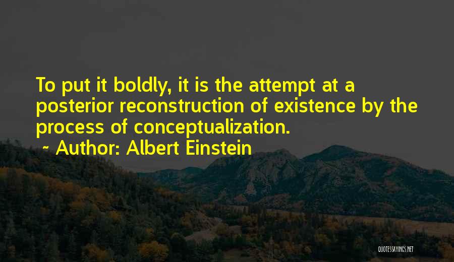 Conceptualization Quotes By Albert Einstein