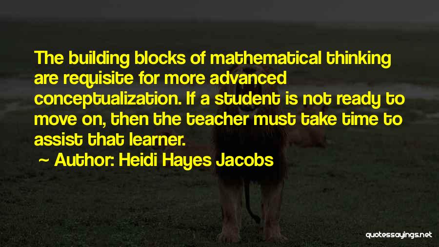 Conceptualization Quotes By Heidi Hayes Jacobs