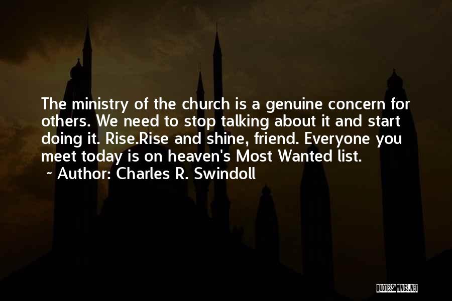 Concern For Others Quotes By Charles R. Swindoll