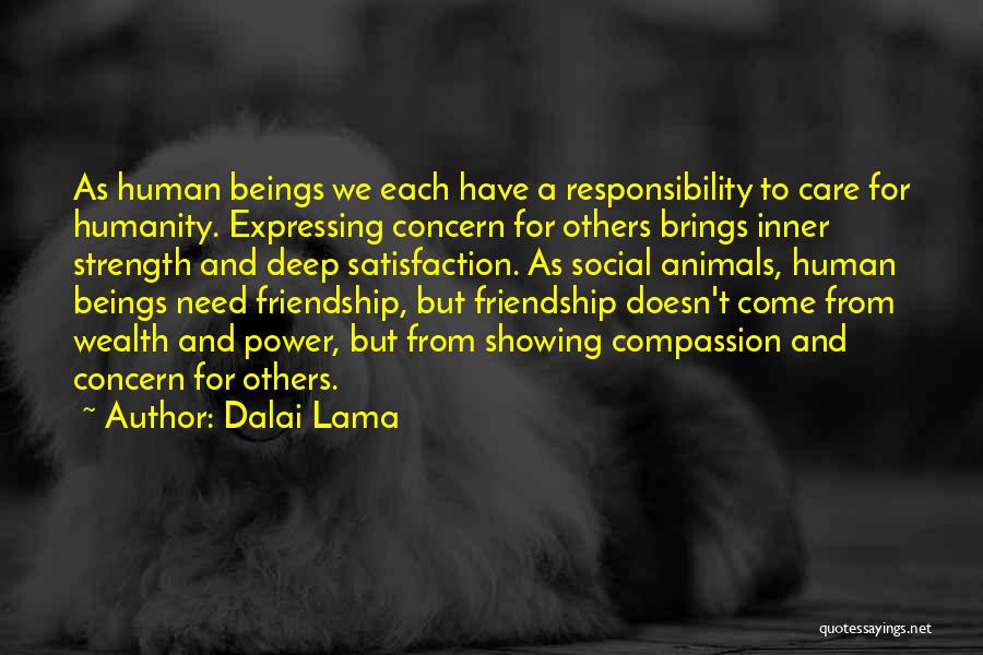 Concern For Others Quotes By Dalai Lama