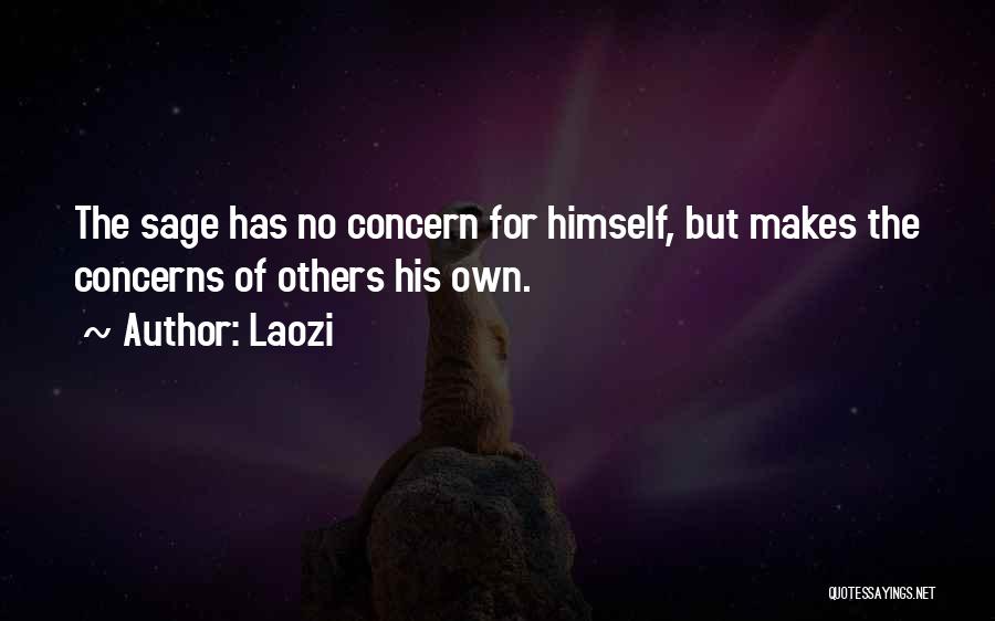 Concern For Others Quotes By Laozi