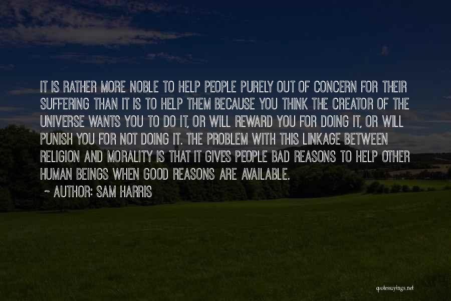 Concern For Others Quotes By Sam Harris