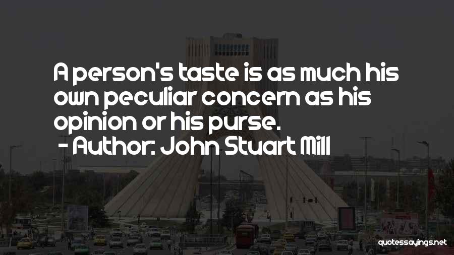 Concern Quotes By John Stuart Mill