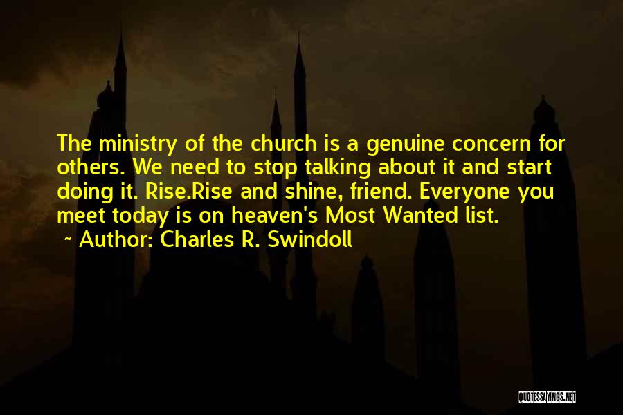 Concern To Others Quotes By Charles R. Swindoll