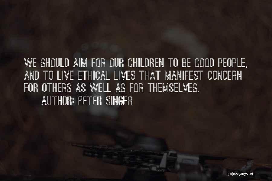 Concern To Others Quotes By Peter Singer