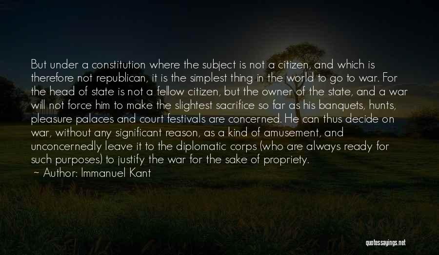 Concerned Citizen Quotes By Immanuel Kant