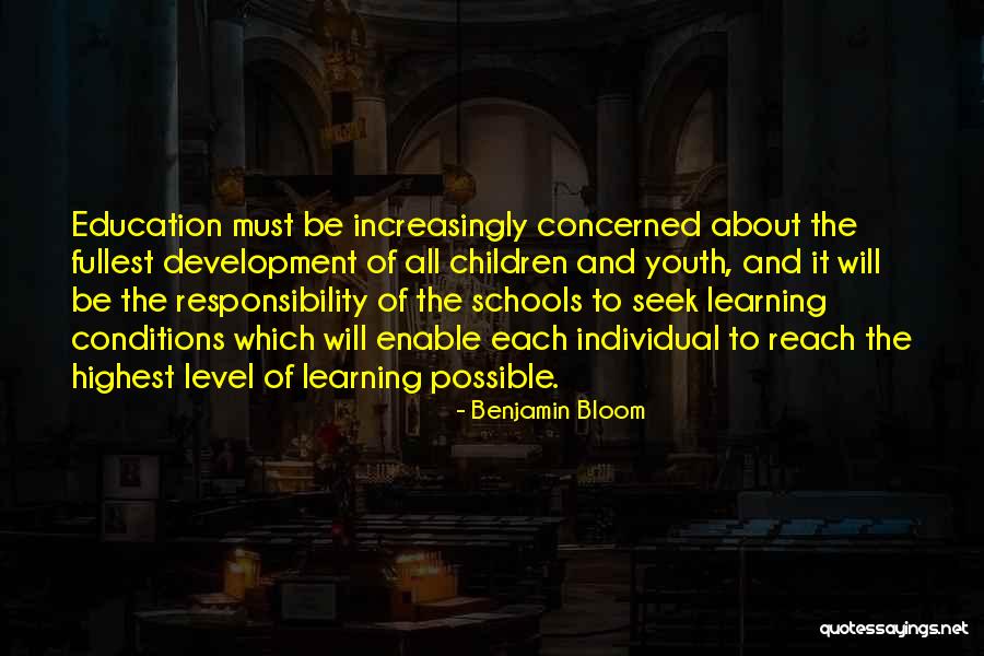 Concerned Individual Quotes By Benjamin Bloom Concerned Individual Quotes By Benjamin Bloom