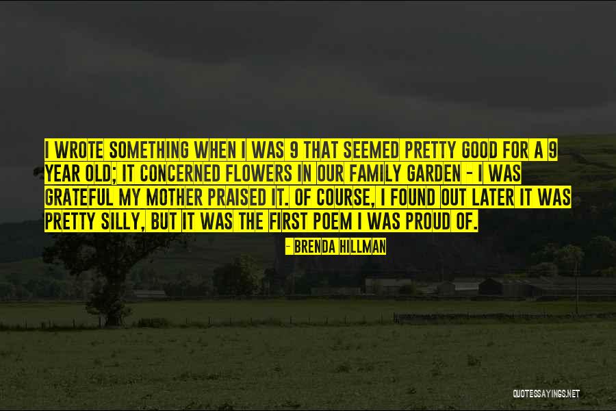 Concerned Mother Quotes By Brenda Hillman Concerned Mother Quotes By Brenda Hillman