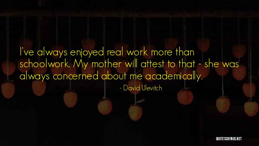 Concerned Mother Quotes By David Ulevitch Concerned Mother Quotes By David Ulevitch