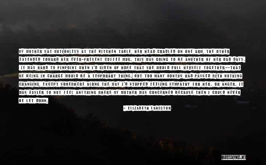 Concerned Mother Quotes By Elizabeth Langston Concerned Mother Quotes By Elizabeth Langston