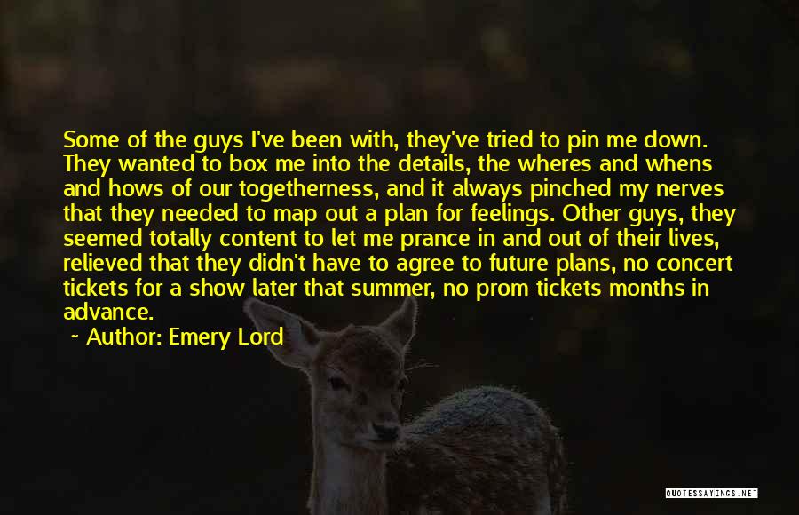 Concert Tickets Quotes By Emery Lord