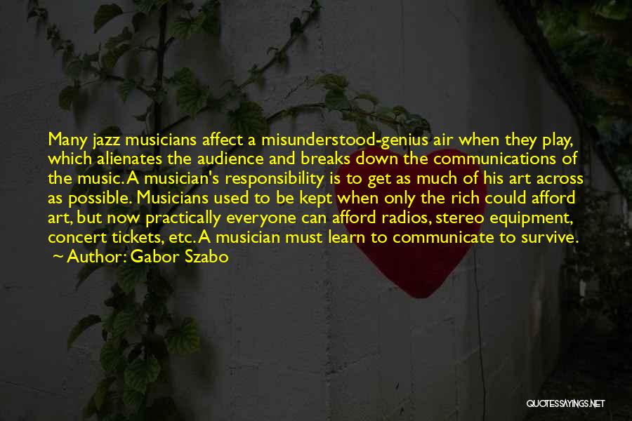 Concert Tickets Quotes By Gabor Szabo