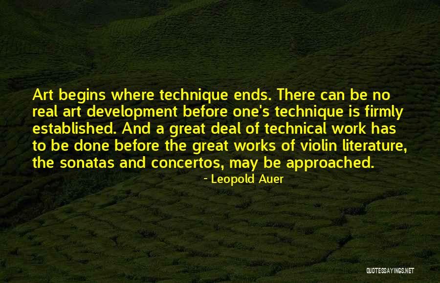 Concertos Quotes By Leopold Auer Concertos Quotes By Leopold Auer
