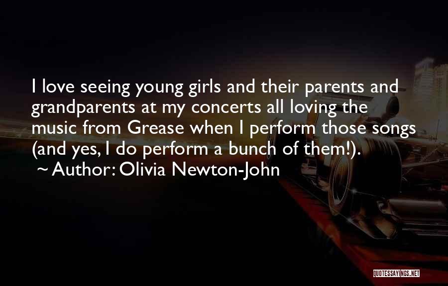 Concerts And Music Quotes By Olivia Newton-John