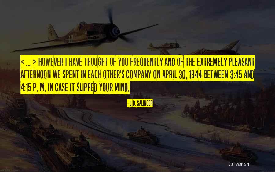 Conchiglie Al Quotes By J.D. Salinger Conchiglie Al Quotes By J.D. Salinger