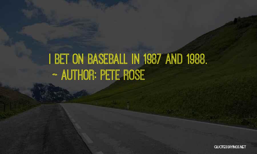 Conciliate Def Quotes By Pete Rose