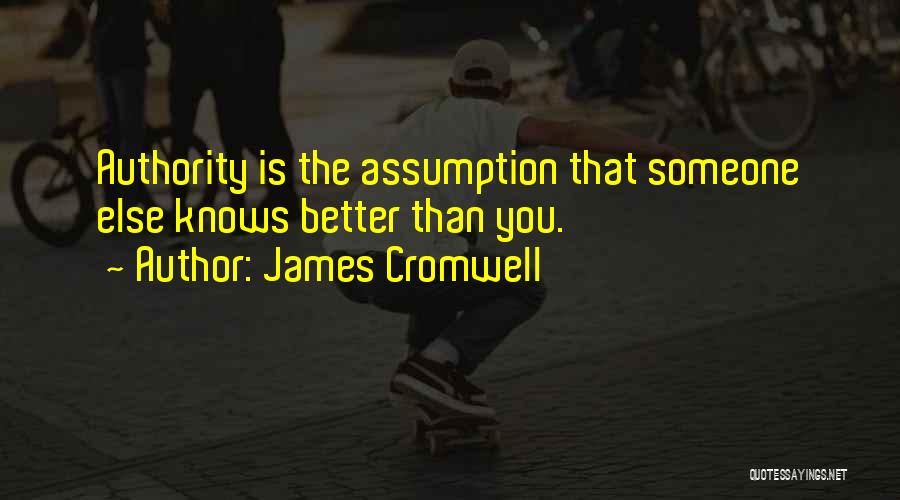 Conciliatory Propositions Quotes By James Cromwell