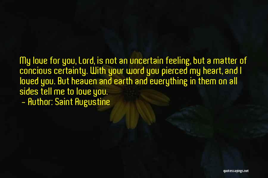 Concious Quotes By Saint Augustine