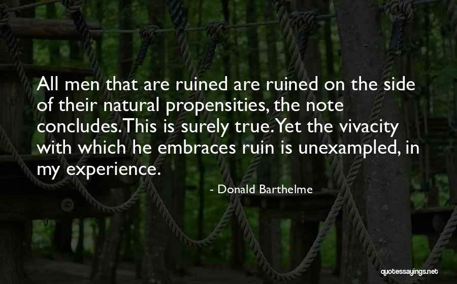 Concludes Quotes By Donald Barthelme Concludes Quotes By Donald Barthelme