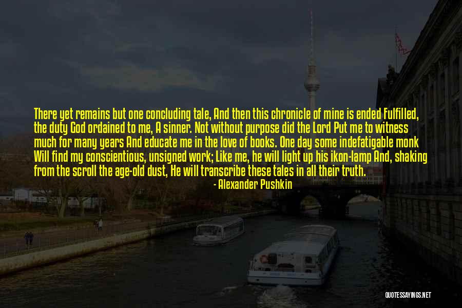 Concluding Quotes By Alexander Pushkin Concluding Quotes By Alexander Pushkin