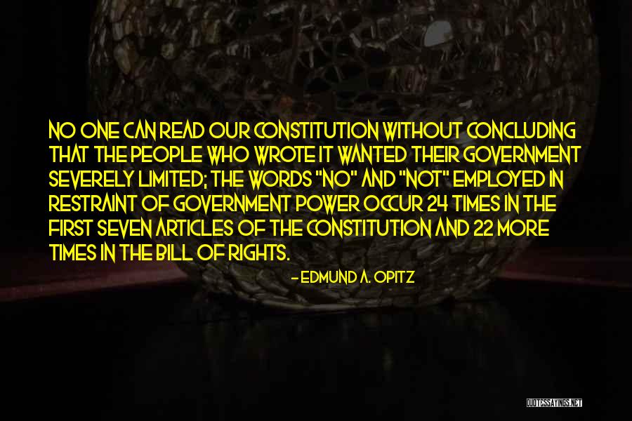 Concluding Quotes By Edmund A. Opitz