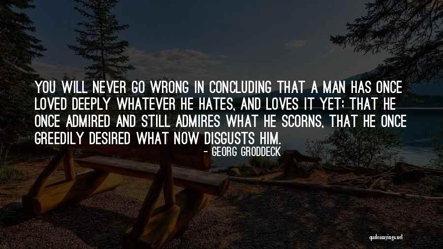 Concluding Quotes By Georg Groddeck Concluding Quotes By Georg Groddeck