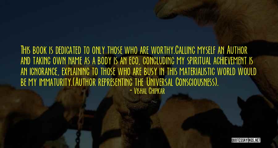 Concluding Quotes By Vishal Chipkar Concluding Quotes By Vishal Chipkar