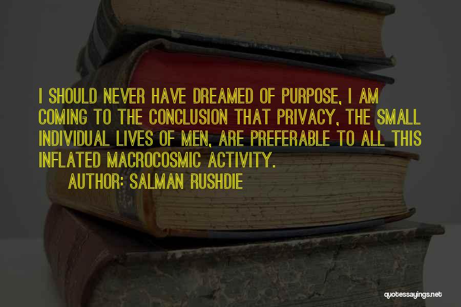 Conclusion Quotes By Salman Rushdie