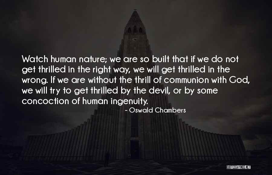 Concoction Quotes By Oswald Chambers Concoction Quotes By Oswald Chambers