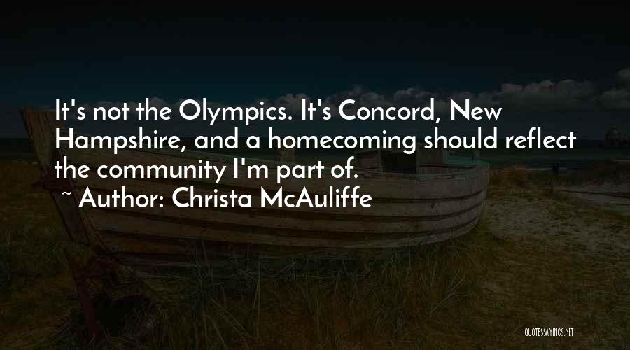 Concord Quotes By Christa McAuliffe