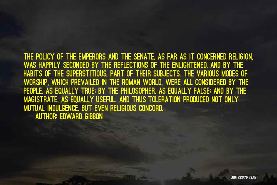 Concord Quotes By Edward Gibbon
