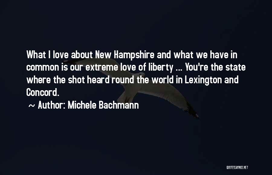 Concord Quotes By Michele Bachmann