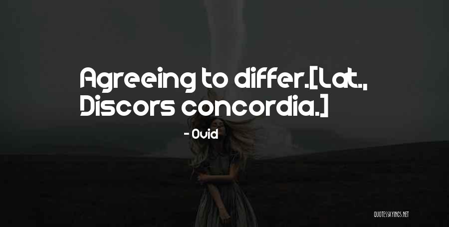 Concordia Quotes By Ovid Concordia Quotes By Ovid