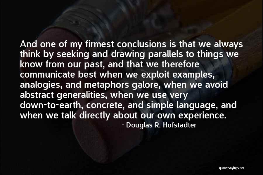 Concrete Of Abstract Quotes By Douglas R. Hofstadter Concrete Of Abstract Quotes By Douglas R. Hofstadter