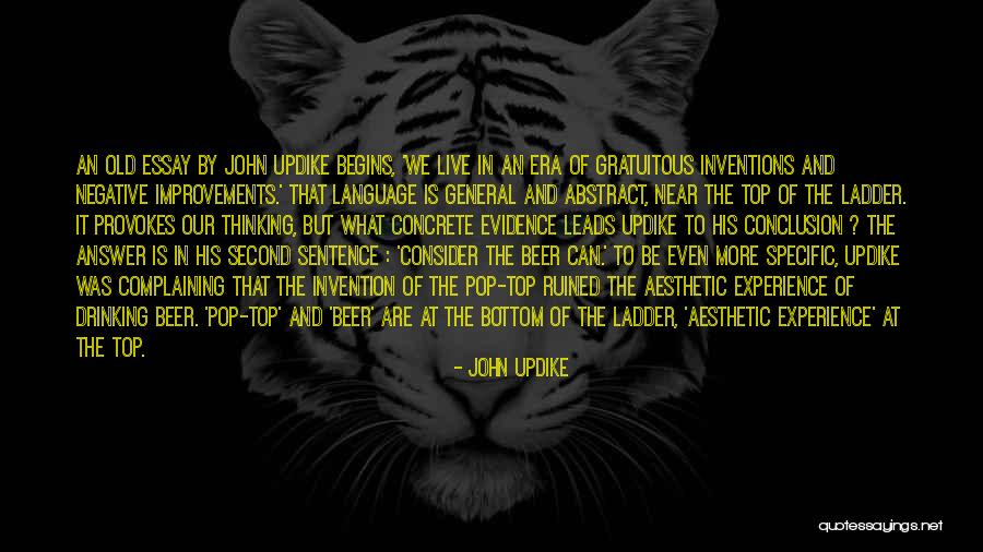 Concrete On Top Quotes By John Updike Concrete On Top Quotes By John Updike