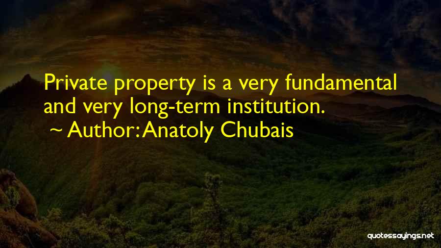 Concupiscencia Diccionario Quotes By Anatoly Chubais