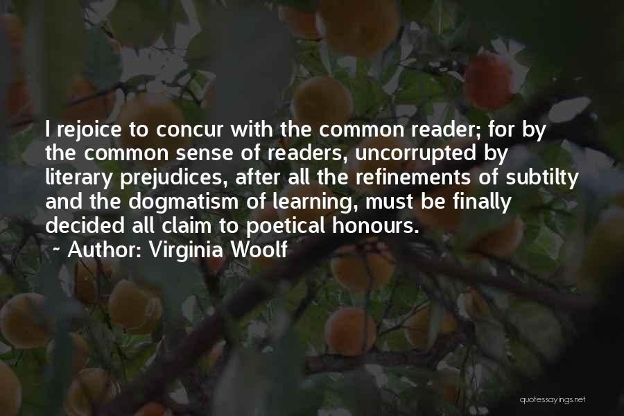 Concur Quotes By Virginia Woolf