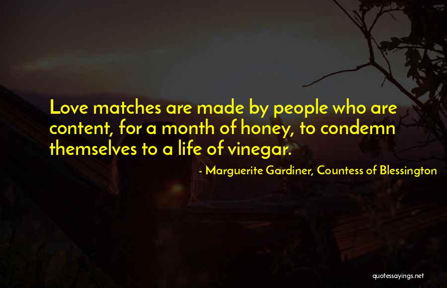 Condemn Love Quotes By Marguerite Gardiner, Countess Of Blessington Condemn Love Quotes By Marguerite Gardiner, Countess Of Blessington