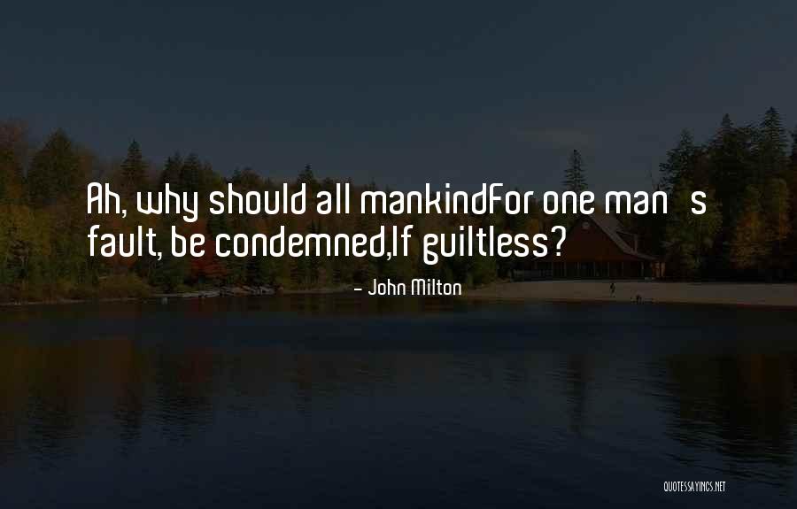 Condemned Quotes By John Milton