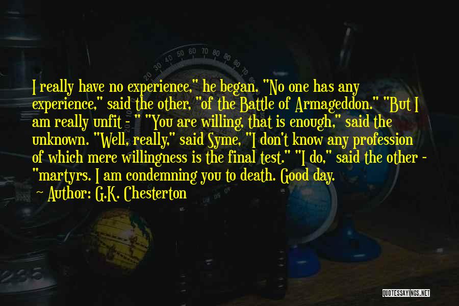 Condemning Quotes By G.K. Chesterton