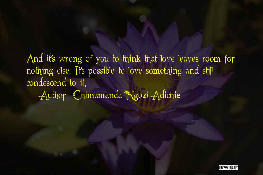 Condescend Quotes By Chimamanda Ngozi Adichie
