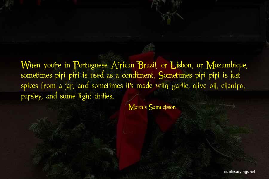 Condiment Quotes By Marcus Samuelsson Condiment Quotes By Marcus Samuelsson