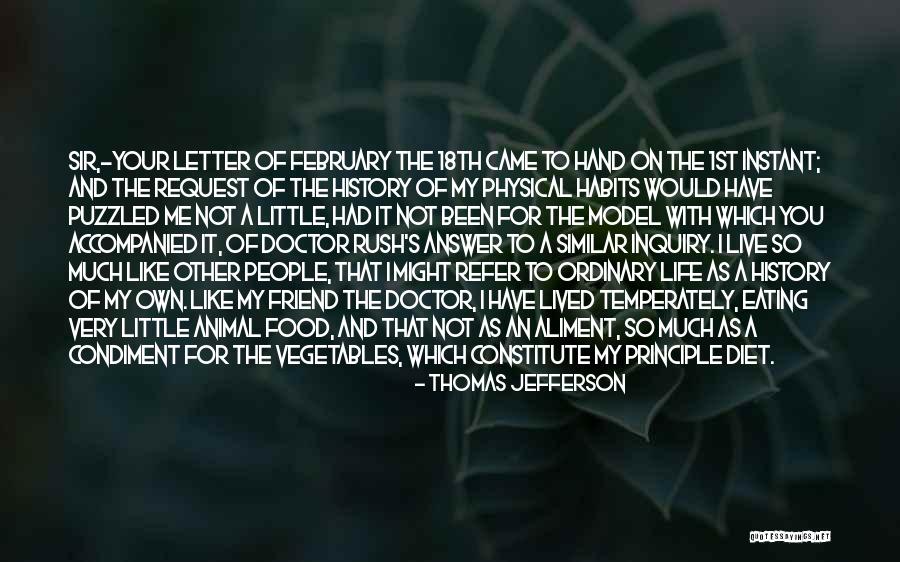 Condiment Quotes By Thomas Jefferson Condiment Quotes By Thomas Jefferson