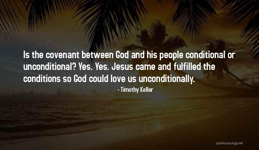 Conditional Love Quotes By Timothy Keller